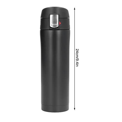 Insulated Water Bottle, 500ml Stainless Steel Insulated Water Bottle Double Wall Portable Vacuum Insulated Bottle for School Home Outdoor