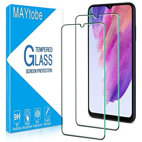 MAYtobe [2 Pack] Designed For Samsung Galaxy A03, A03s Tempered Glass Screen Protector, Anti Scratch, Case Friendly, Bubble Free