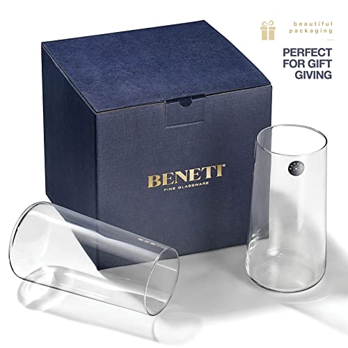 BENETI Highball Glasses (Stylish | 18 ounces)