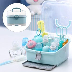 Toyvian Baby Bottle Dryer 1Pc Portable Baby Bottle Drying Rack Storage Box Nursing Bottle Storage Box Organizer Case Portable Feeding Bottle Kitchen Cabinet for Home Travel Baby Bottle Drainer Box