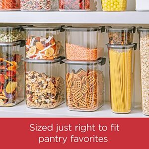 Rubbermaid Brilliance Pantry Airtight Food Storage Container, BPA-Free Plastic, Small, 8-Piece & Container, BPA-Free Plastic, Brilliance Pantry Airtight Food Storage, Open Stock, Brown Sugar (7.8 Cup)