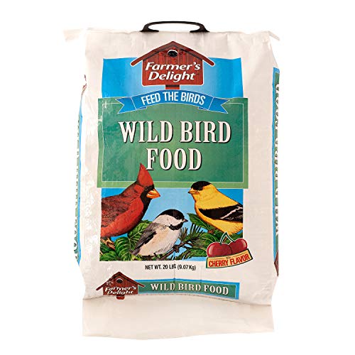 Wagner's 53003 Farmer's Delight Wild Bird Food with Cherry Flavor, 20-Pound Bag & 62004 Eastern Regional Wild Bird Food, 20-Pound Bag