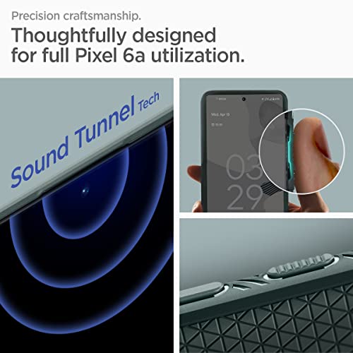 Spigen Liquid Air Armor Designed for Pixel 6a Case (2022) - Midnight Green