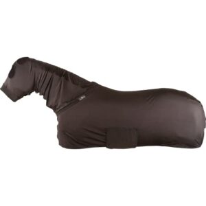 classic equine full-body slinky, black, x-large