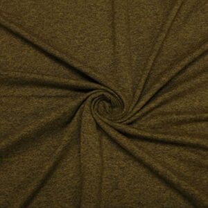 texco inc dty double sided brushed stretch fabric-2 yards, mustard chambray