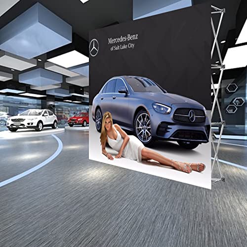 JUST 4 SIGNS Portable Backdrop Booth Frame 8'x10' Pop Up Display Stand Aluminum Tension Fabric Trade Show Exhibit Display Booth Frame Stand Banner Show Frame (Stand ONLY) (Frame 8'x10')