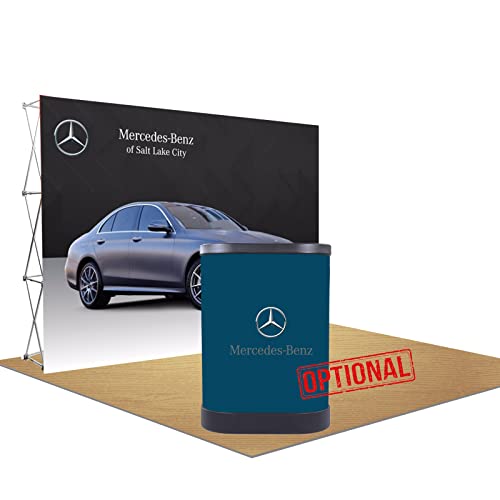 JUST 4 SIGNS Portable Backdrop Booth Frame 8'x10' Pop Up Display Stand Aluminum Tension Fabric Trade Show Exhibit Display Booth Frame Stand Banner Show Frame (Stand ONLY) (Frame 8'x10')