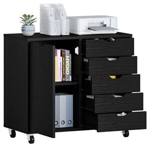 yitahome ftofwf storage drawer, 15.7" d x 30.7" w x 26.3" h, black