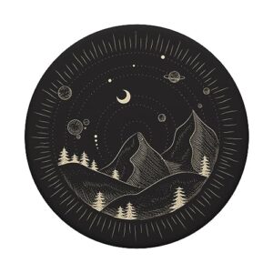 Mountains with Celestial Elements PopSockets Swappable PopGrip