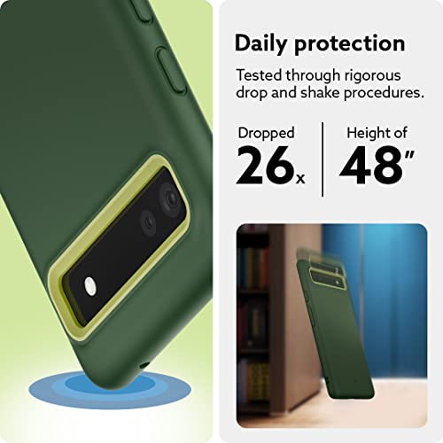 Caseology Nano Pop Silicone Case Compatible with Google Pixel 6a Case 5G (2022) - AVO Green
