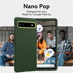 Caseology Nano Pop Silicone Case Compatible with Google Pixel 6a Case 5G (2022) - AVO Green