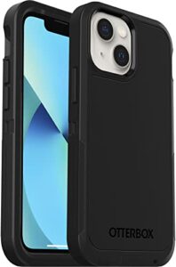 otterbox defender series screenless edition case for iphone 13 mini & iphone 12 mini -polycarbonate,synthetic rubber, interaction with apple’s magsafe, black