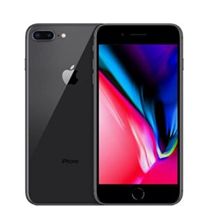 tracfone apple iphone 8 plus 4g lte prepaid smartphone - 64gb - space gray - carrier locked