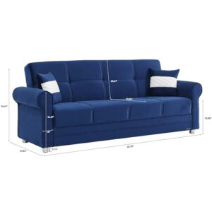 Ottomanson Aras Collection Furniture, Sofabed, Blue