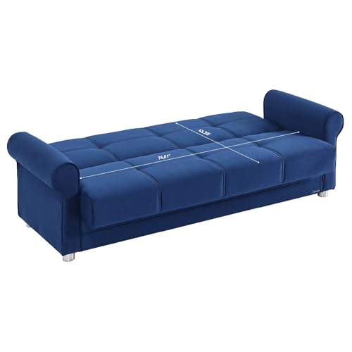 Ottomanson Aras Collection Furniture, Sofabed, Blue