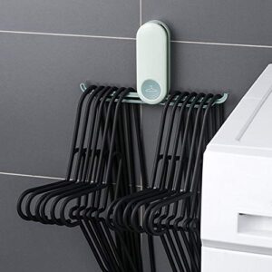 shanrya multifunctional folding strong durable hanger rack, hanger organizer, for balcony toilet bathroom hotel