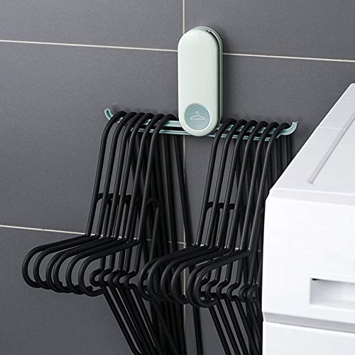 Shanrya Multifunctional Folding Strong Durable Hanger Rack, Hanger Organizer, for Balcony Toilet Bathroom Hotel