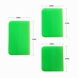 KDLINGZ Green PPF Squeegee, Large Size Squeegee is More conducive to The Installation of car Paint Protection Film, Vinyl Wrapping Tool kit and Glass Cleaning