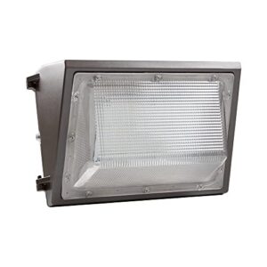 70w led wall pack light, 5000k 8400lm commercial and industrial light with photocell sensor, outdoor security lights for buildings warehouse parking lot