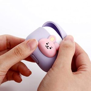 BT21 Case Compatible with Apple AirPods 3rd Generation Case, Gen Pastel Silicon Case with Compatible with AirPods 3 Case, Wireless Charging [Official Merchandise] [7FLAVORS] (Cooky)