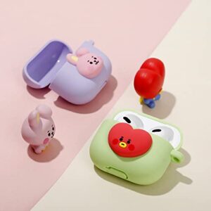 BT21 Case Compatible with Apple AirPods 3rd Generation Case, Gen Pastel Silicon Case with Compatible with AirPods 3 Case, Wireless Charging [Official Merchandise] [7FLAVORS] (Cooky)