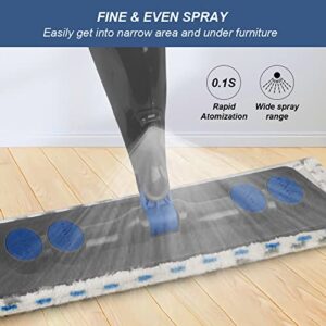 Microfiber Spray Mop for Floor Cleaning - Hardwood Floor Mop Dry Wet Dust Mop with 3 Washable Reusable Microfiber Pads 635ML Refillable Bottle, Kitchen Mop for Wood Laminate Hardwood Tile