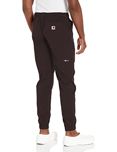 Carhartt Men's Micro Ripstop Cargo Jogger Scrub Pant, Black, 3X-Large