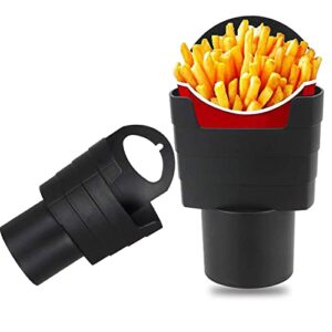 Heart Horse 2Pcs Car French Fries Cup Holder Car French Fries Holder Universal French Fries Cup Holder for Vent