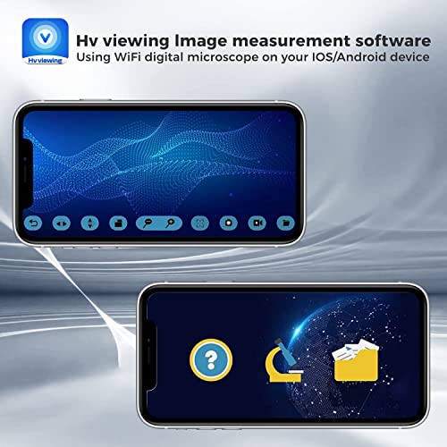 Digital Microscope USB HD Inspection Camera 50x-1000x Magnification with Stand Compatible with Samsung Galaxy, Android