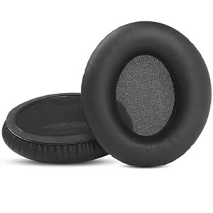 TaiZiChangQin KNS8400 Ear Pads Headband Ear Cushions Earpads Replacement Compatible with KRK KNS 8400 KNS 6400 Headphone Protein Leather Black