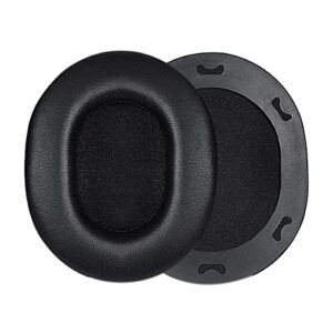 ATH-M70X Earpads Replacement Protein Leather Ear Pads Cushions Cover Repair Parts Compatible with Audio-Technica ATH-M70X Closed-Back Dynamic Professional Studio Monitor Headphones (Black)