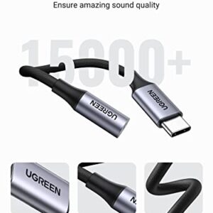 UGREEN USB-C to Lightning Audio Adapter Bundle with Braided USB C to 3.5mm Audio Adapter Compatible with Samsung Galaxy S21