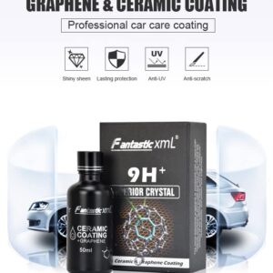 CHESTEA Graphene Coating -9h Nano Ceramic Coating Hydophobic High Gloss Anti Scratche Waterproof Mirror Paint Sealant Polishing for 1.69 Ounces sd02 0