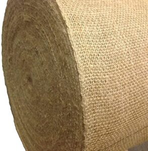 18" wide 100% natural jute upholstery burlap roll (5 yards)