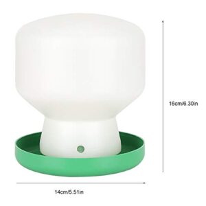 Green Cover Automatic Drinker, Automatic Bird Water Dispenser, Drinking Fountain, for balcony Outdoor wild for Starling Cockatiels