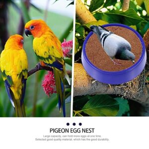 3Pcs hummingbird nest house Bird Nests- Pigeon Breeding Hatching Nest, Bird Nesting Bowls for Pigeons Quails Doves, Bird Accessories Parakeet Nesting pigeon breeding nest Box bird feeding station