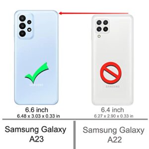 Osophter for Samsung Galaxy A23 5G Case: Clear Transparent Reinforced Corners TPU Shock-Absorption Flexible Cell Cover for Samsung Galaxy A23 5G/4G Phone Case(Clear)