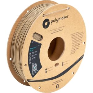 Polymaker Tough PLA 3D Printer Filament 1.75mm, 750g FDE Beige PLA Filament - PolyMax 1.75 PLA Filament FDE Beige, Tougher Than PLA+ 3D Filament, High Impact Strength for Functional Application