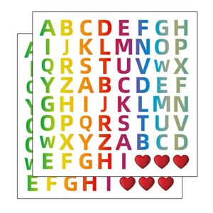 2sheets large 1inch transfer print letter stickers for water bottle waterproof alphabet stickers letters new craft letters scrapbooking stickers scrapbooking supplies