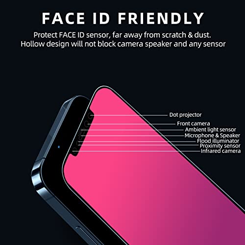EGKimBa Privacy Screen Protector compatible with iPhone 11 Pro Max/iPhone XS Max, 6.5 inch Gradient Colorful Electroplated Anti-Spy Anti-Blue Light Easy Installation Tempered Glass