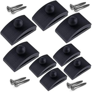 classy clamps wooden quilt wall hangers – 4 large and 4 small clips (black) and screws for wall hangings - tapestry hangers/quilt hangers for wall hangings - quilt clips/wall clips for hanging