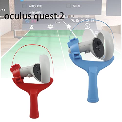 VR Controller Paddle Handle Table Tennis Racket Grip for Oculus Quest 2 VR Ping-Pong Accessories Highly Realistic Improve VR Experience