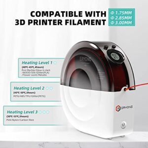 ERYONE Filament Dryer Box for 3D Printer Filament, Filament Storage Holder Compatible with 1.75mm 2.85mm 3.00mm Filament