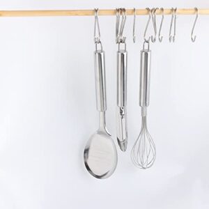 10pcs Stainless Steel S Shaped Clasps Hooks Kitchen Household Hanger Storage Holders Organizer Hooks & Rails Home Tools