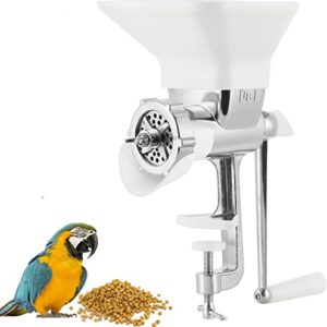 YUCHENGTECH Manual Animal Feed Food Pellet Machine Pet Dog Cat Food Pellet Mell Making Machine Pet Bait Granulator Pelleter with 1.5mm/2mm/2.5mm/3mm Molds (Small)