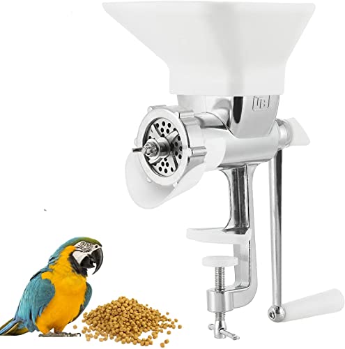 YUCHENGTECH Manual Animal Feed Food Pellet Machine Pet Dog Cat Food Pellet Mell Making Machine Pet Bait Granulator Pelleter with 1.5mm/2mm/2.5mm/3mm Molds (Small)