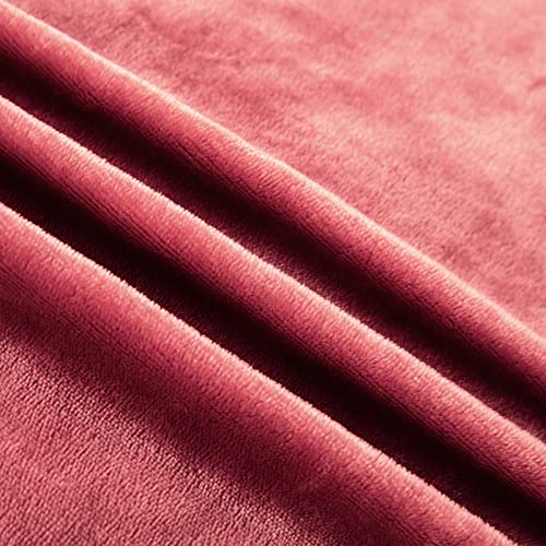 DaysU Tie-Dyed Faux Fur Throw Blanket, Decorative Diamond Textured Fluffy Plush Fleece Blanket, Double-Layered Reversible Cozy Soft Fuzzy Blanket for Couch, Sofa, Bed, 1 Pack, 50” x 60”, Pink