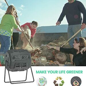 Garden Compost Bin with Garden Work Apron,Great Gardening Gifts for Women Men Lawn Care