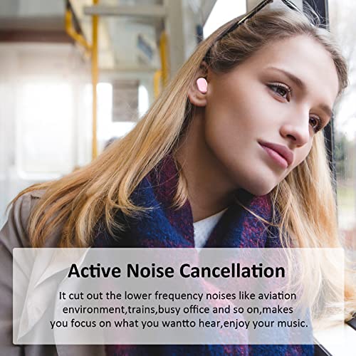 WISELION ZT01 Noise Cancelling Earbuds Wireless Bluetooth Headphones 5.2, True Ear Buds in-Ear Headphones Deep Bass IPX7 Waterproof Earphones with Microphones, ANC Mode, Transparency Mode