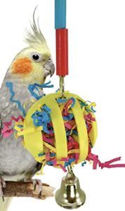bonka bird toys 1583 forage my ball small bird toy parakeet cockatiel